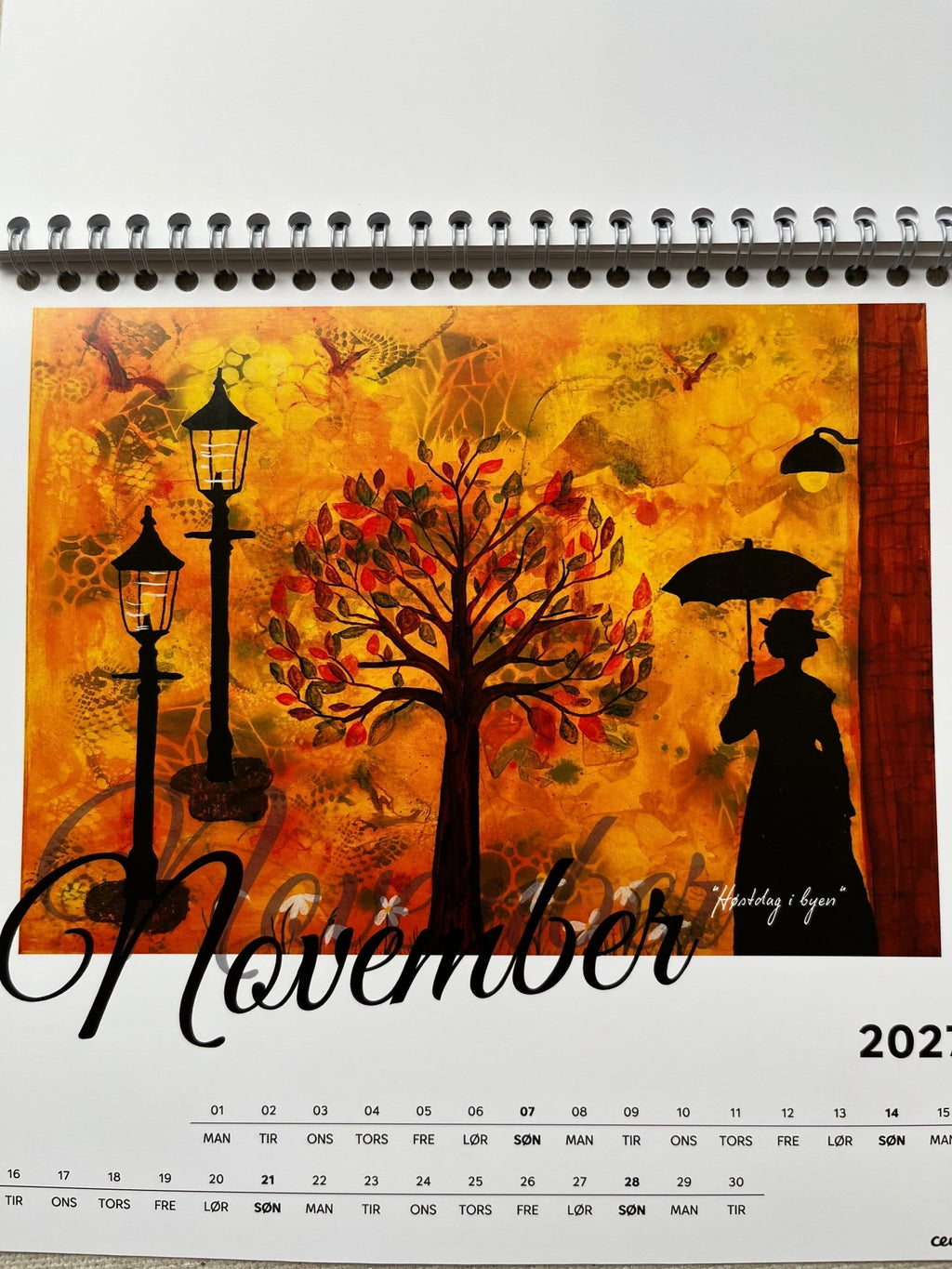 Kunstkalender til bord